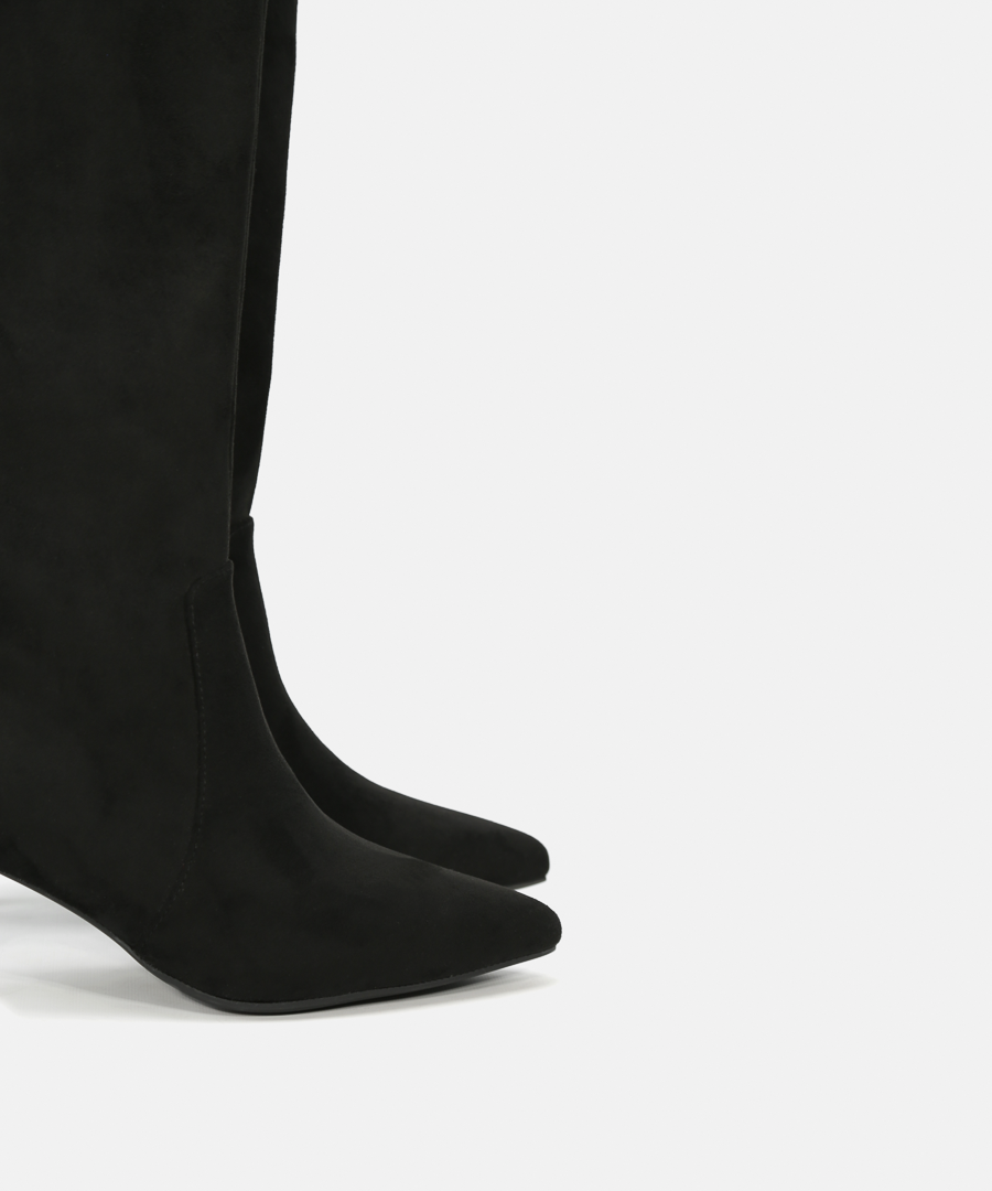 Botas altas tacón kitten image number null